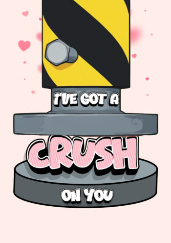 Hydrolic Crush On You Valentine's Day Card