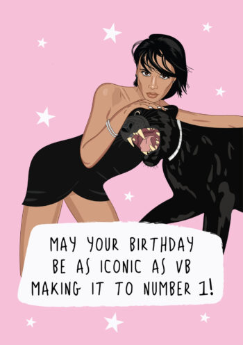 Iconic Birthday - Victoria Beckham Card