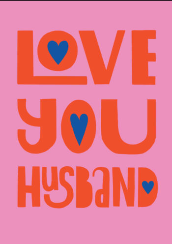 Love You Husband Valentine's | Anniversary Card