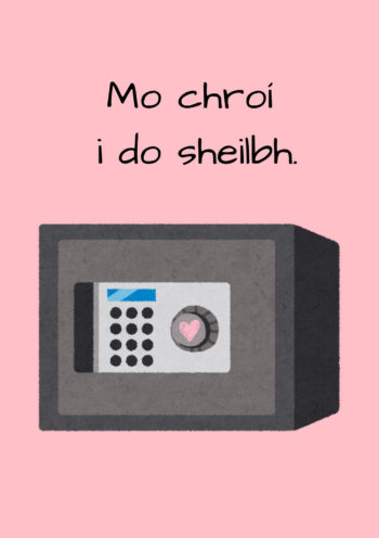 Mo chroí i do sheilbh - Valentine's Day Card
