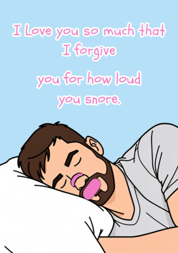 Mouth Tape - Funny Valentine's Card