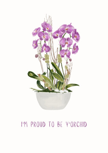 Proud To Be Y'Orchid Card