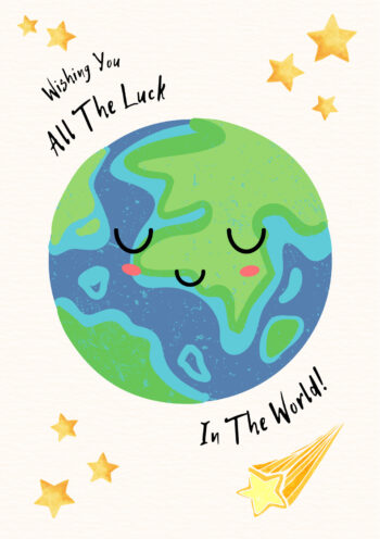 Wishing You All The Luck In The World Card