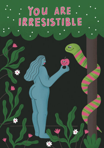 You Are Irresistible - Adam & Eve Card