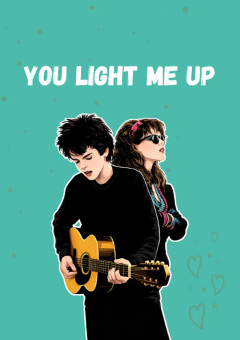 You Light Me Up - Valentine's Card