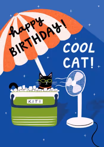 Happy Birthday Cool Cat
