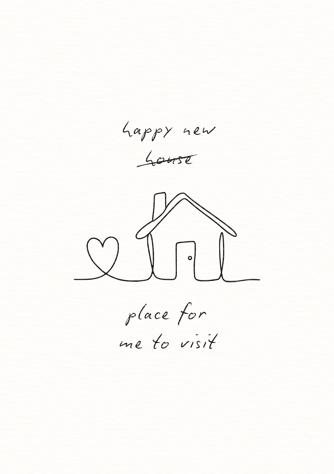 New Place To Visit Card