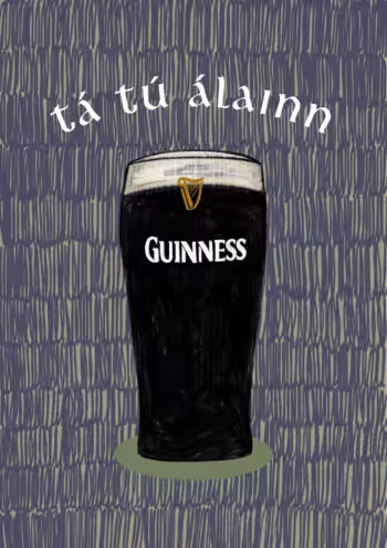 Tá Tú Álainn Card