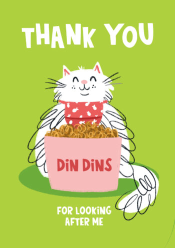 Thank You For Looking After Me Card