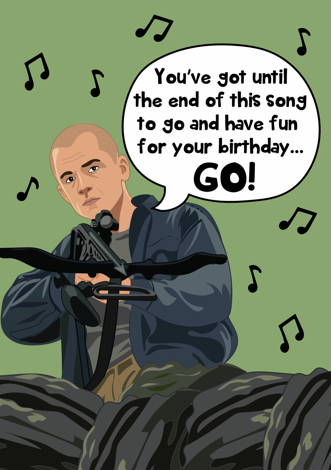 Taron Egerton Birthday Card – GO!