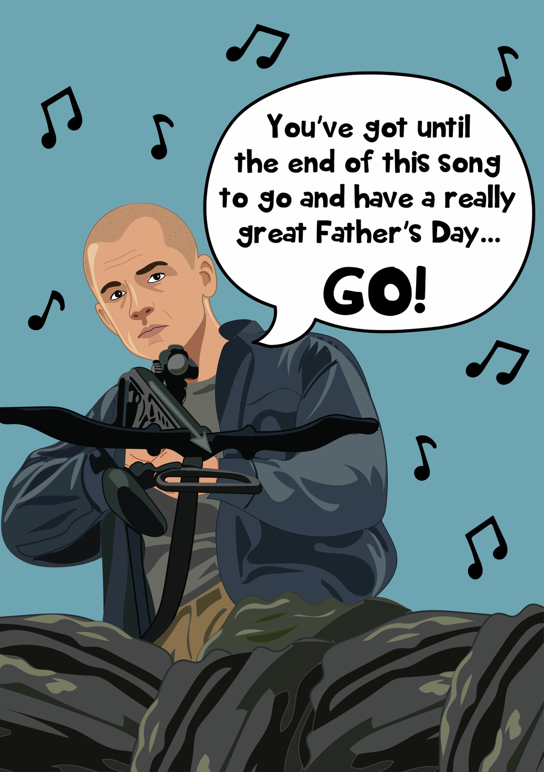 Taron Egerton Father’s Day Card – GO!