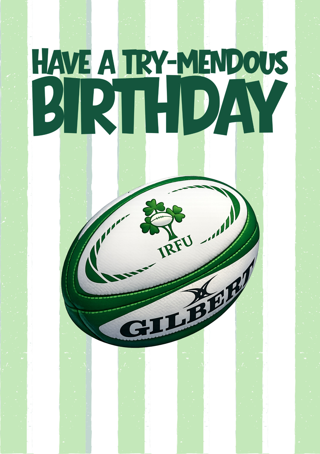 Try-mendous – Funny Rugby Birthday Card